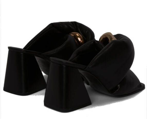 JW Anderson Chain Twist 80mm sandals Black