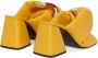 JW Anderson Chain Twist leather mules Yellow - Thumbnail 3
