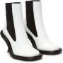 JW Anderson chelsea bumber-tube leather boots White - Thumbnail 2