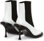 JW Anderson chelsea bumber-tube leather boots White - Thumbnail 3