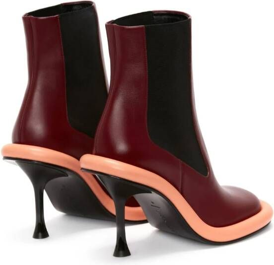 JW Anderson Chelsea Bumper-Tube boots Red