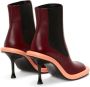 JW Anderson Chelsea Bumper-Tube boots Red - Thumbnail 3