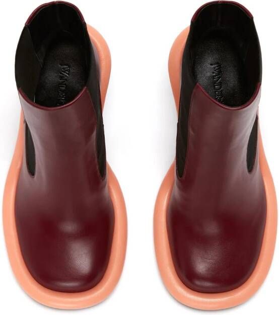 JW Anderson Chelsea Bumper-Tube boots Red