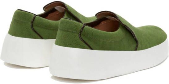 JW Anderson contrasting-sole slip-on sneakers Green