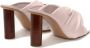 JW Anderson Corner gathered leather mules Pink - Thumbnail 3