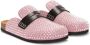 JW Anderson crystal-embellished slip-on mules Pink - Thumbnail 2