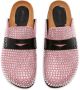 JW Anderson crystal-embellished slip-on mules Pink - Thumbnail 4