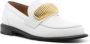 JW Anderson hardware-detail leather loafers White - Thumbnail 2