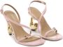 JW Anderson JW Bubble Heel leather sandals Pink - Thumbnail 2