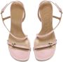 JW Anderson JW Bubble Heel leather sandals Pink - Thumbnail 4