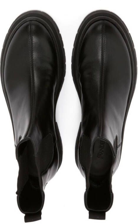 JW Anderson leather chelsea boots Black