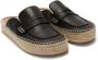 JW Anderson leather espadrille loafers Black - Thumbnail 2