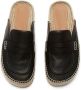 JW Anderson leather espadrille loafers Black - Thumbnail 4