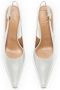 JW Anderson leather pointed-toe pumps White - Thumbnail 4
