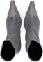 JW Anderson metallic chain-heel ankle boots Grey - Thumbnail 3