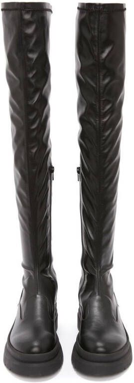 JW Anderson over the knee boots Black
