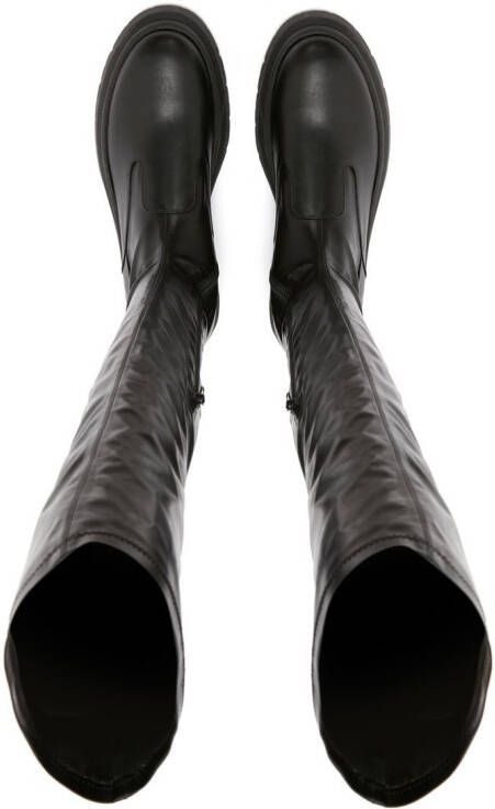 JW Anderson over the knee boots Black