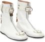 JW Anderson padlock ankle boots White - Thumbnail 2