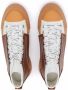 JW Anderson panelled high-top sneakers Brown - Thumbnail 3