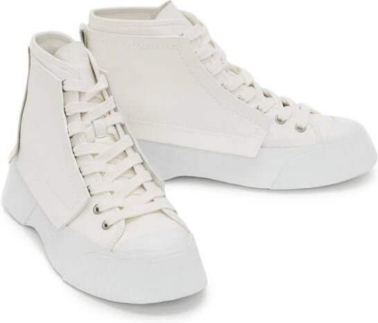 JW Anderson panelled high-top sneakers White