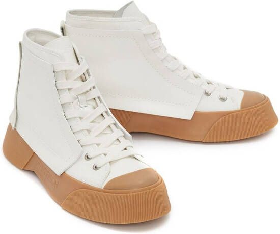 JW Anderson panelled high-top sneakers White