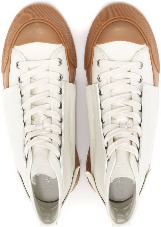 JW Anderson panelled high-top sneakers White