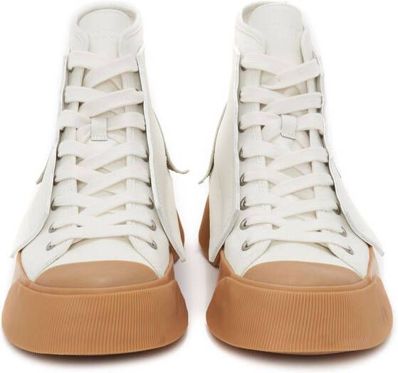 JW Anderson panelled high-top sneakers White