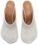 JW Anderson Paw 90mm leather mules White - Thumbnail 4