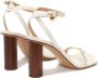 JW Anderson Paw high-heel leather sandals Neutrals - Thumbnail 3