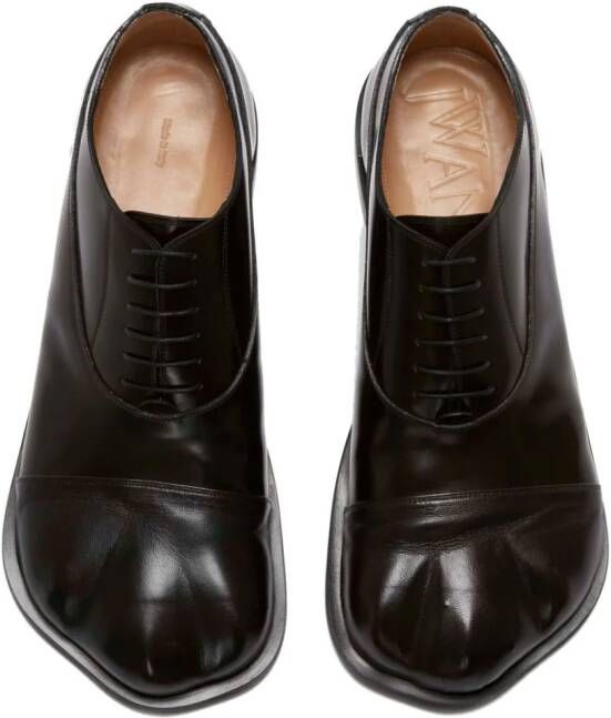 JW Anderson Paw leather derby shoes Black