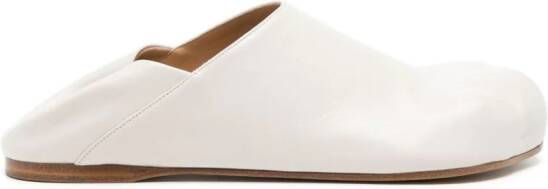JW Anderson Paw leather loafers White