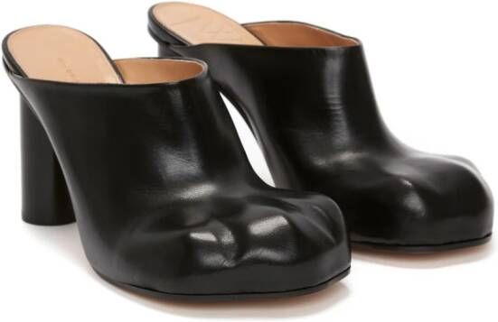 JW Anderson Paw leather mules Black