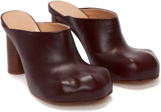 JW Anderson Paw leather mules Brown