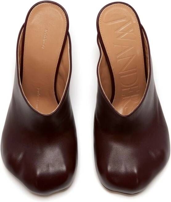 JW Anderson Paw leather mules Brown