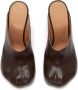 JW Anderson Paw leather mules Brown - Thumbnail 4