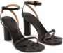 JW Anderson Paw leather sandals Black - Thumbnail 1