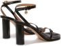 JW Anderson Paw leather sandals Black - Thumbnail 2