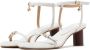 JW Anderson Paw leather sandals White - Thumbnail 3