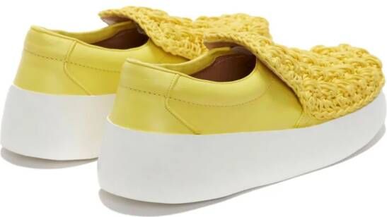 JW Anderson pop-corn slip-on sneakers Yellow