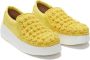 JW Anderson Popcorn panelled sneakers Yellow - Thumbnail 2