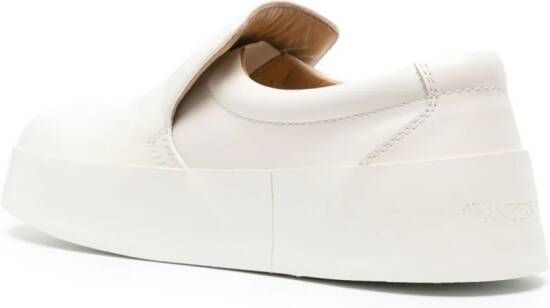 JW Anderson slip-on leather sneakers White