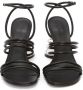 JW Anderson spiral-heel leather sandals Black - Thumbnail 3
