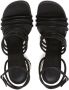 JW Anderson spiral-heel leather sandals Black - Thumbnail 4