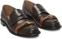 JW Anderson strap-detail leather loafers Brown - Thumbnail 2