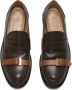 JW Anderson strap-detail leather loafers Brown - Thumbnail 4