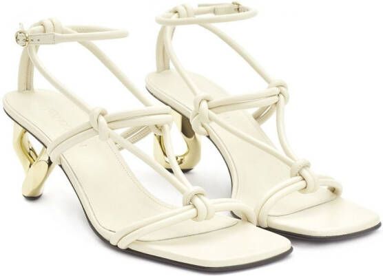 JW Anderson strappy leather sandals Neutrals