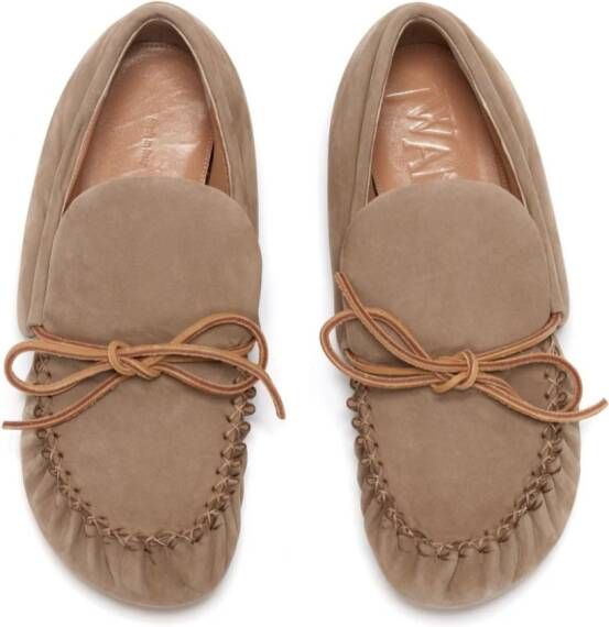 JW Anderson suede moccasin loafers Neutrals