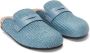 JW Anderson woven raffia loafer mules Blue - Thumbnail 2