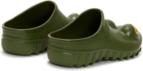 JW Anderson x Wellipets Frog round-toe clogs Green