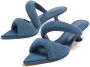 JW Pei padded denim sandals Blue - Thumbnail 4